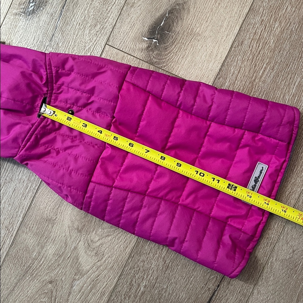 Eddie Bauer ~ pink/orchid quilted dog coat, size M, in good condition! - Picture 11 of 13